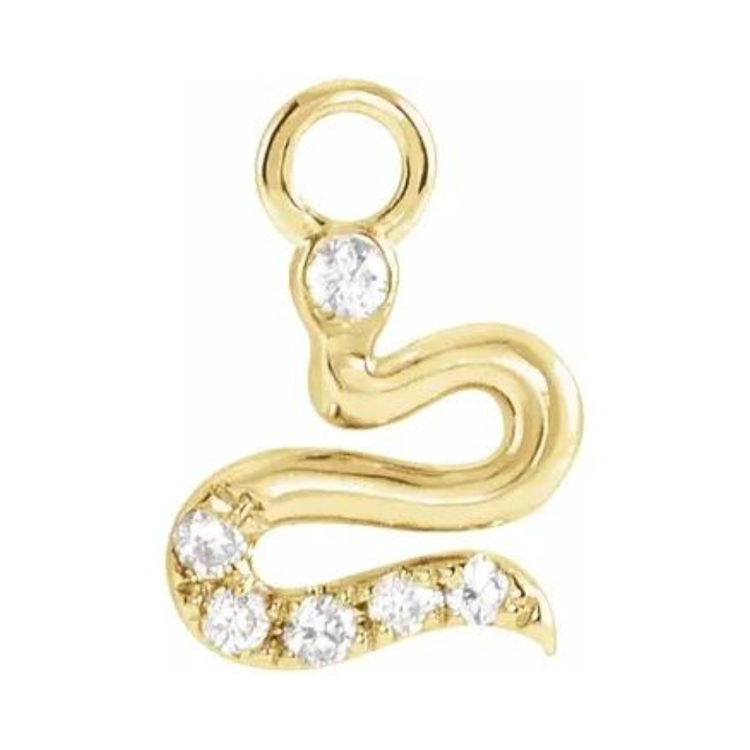 Snake Diamond Charm - Carter's Collective Fine Jewelry