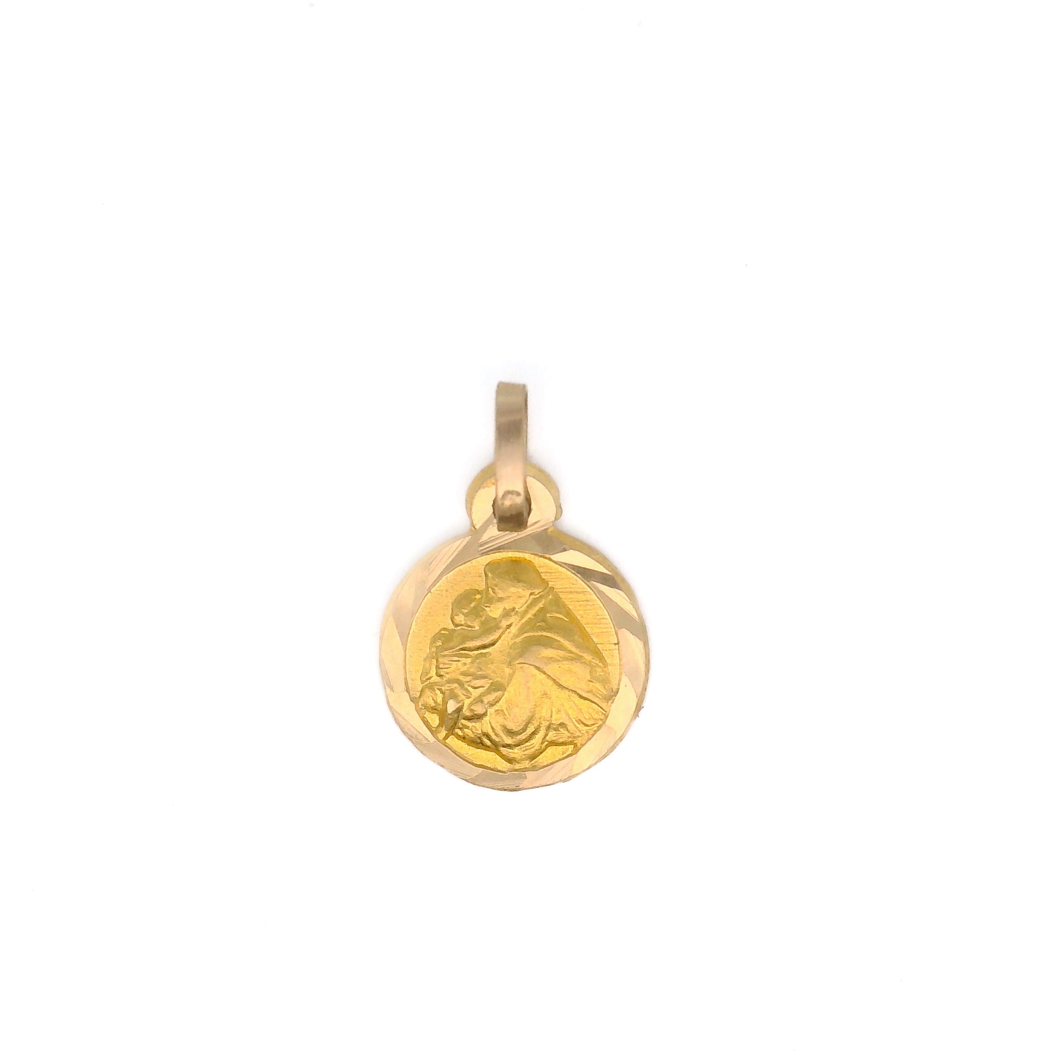 Mini Faith Medallion Charm - Carter's Collective Fine Jewelry