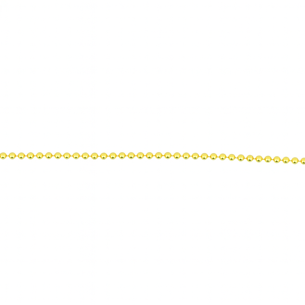 Yellow Gold Mini Ball Chain Necklace - Carter's Collective Fine Jewelry