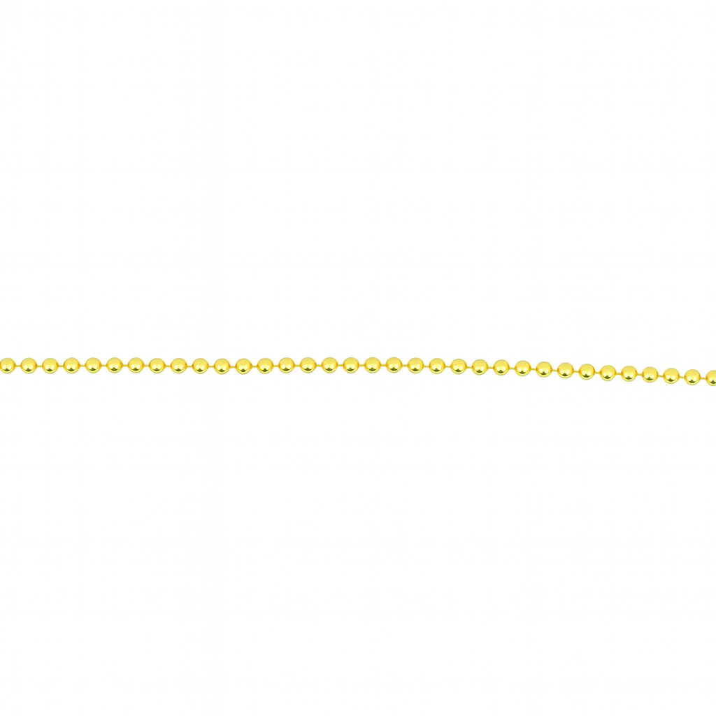Yellow Gold Mini Ball Chain Necklace - Carter's Collective Fine Jewelry