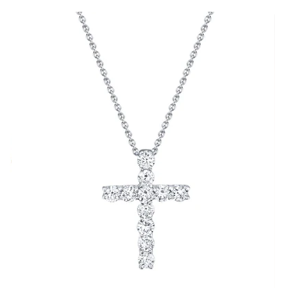 Diamond Cross Necklace, 0.32 CTTW - Carter's Collective Fine Jewelry