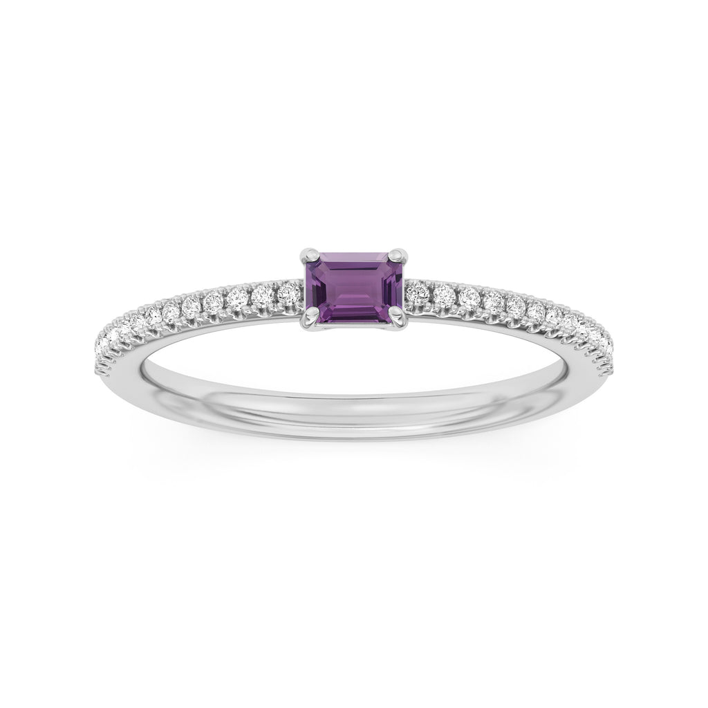 Rhea Customizable Gemstone Stackable Rings - Carter's Collective Fine Jewelry