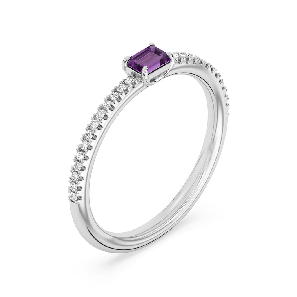 Rhea Customizable Gemstone Stackable Rings - Carter's Collective Fine Jewelry