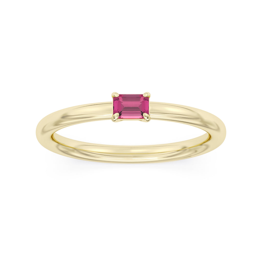 Rhea Customizable Gemstone Stackable Rings - Carter's Collective Fine Jewelry