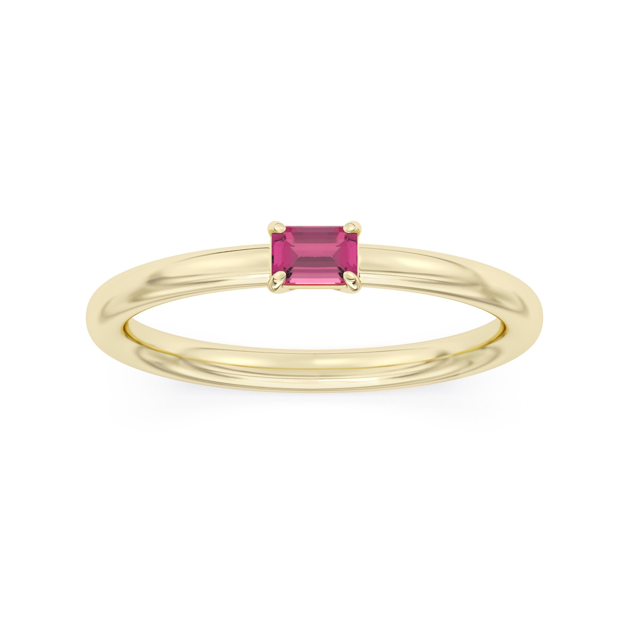 Rhea Customizable Gemstone Stackable Rings - Carter's Collective Fine Jewelry