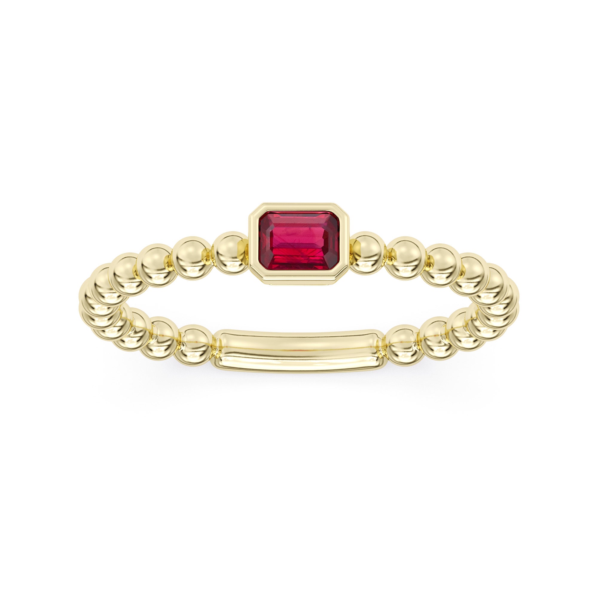 Rhea Customizable Gemstone Stackable Rings - Carter's Collective Fine Jewelry