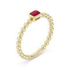 Rhea Customizable Gemstone Stackable Rings - Carter's Collective Fine Jewelry