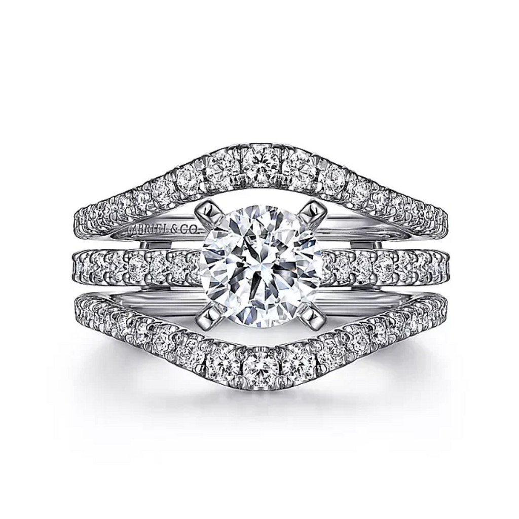 Contour Diamond Ring Enhancer Wedding Ring, 0.50 CTTW - Carter's Collective Fine Jewelry