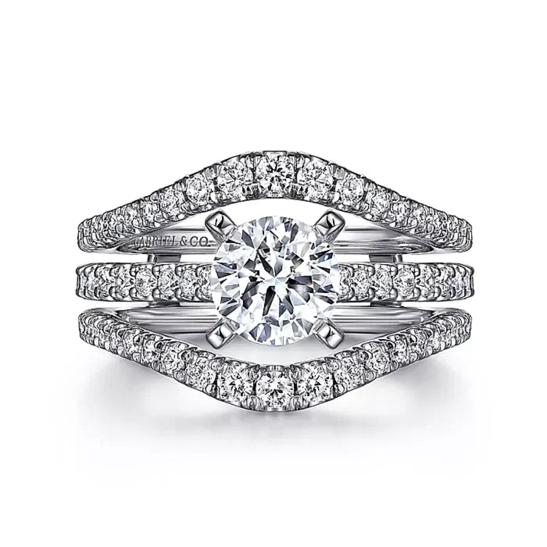 Contour Diamond Ring Enhancer Wedding Ring, 0.50 CTTW - Carter's Collective Fine Jewelry
