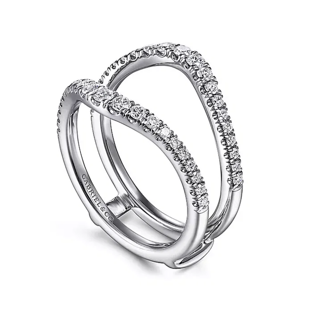 Contour Diamond Ring Enhancer Wedding Ring, 0.50 CTTW - Carter's Collective Fine Jewelry