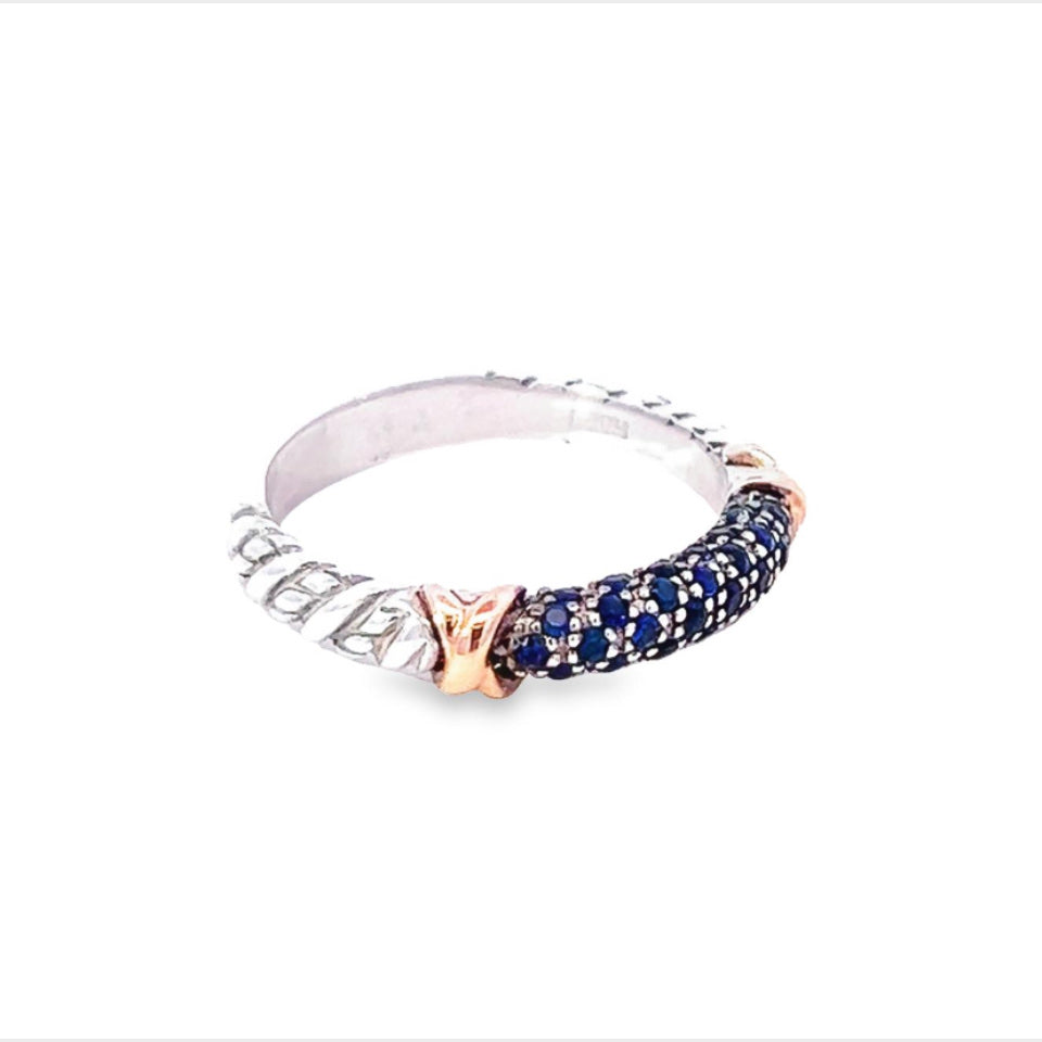 
                  
                    Previously Loved Effy Blue Sapphire Gemstone Stackable Band
                  
                