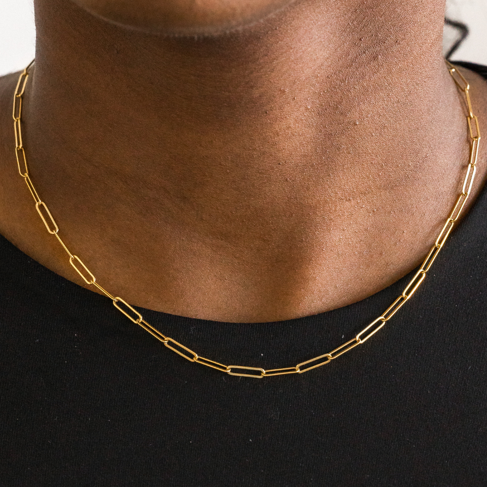 Aphrodite Paper Clip Chain Necklace