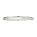 Jude Frances Mixed Metal Studded Bangle