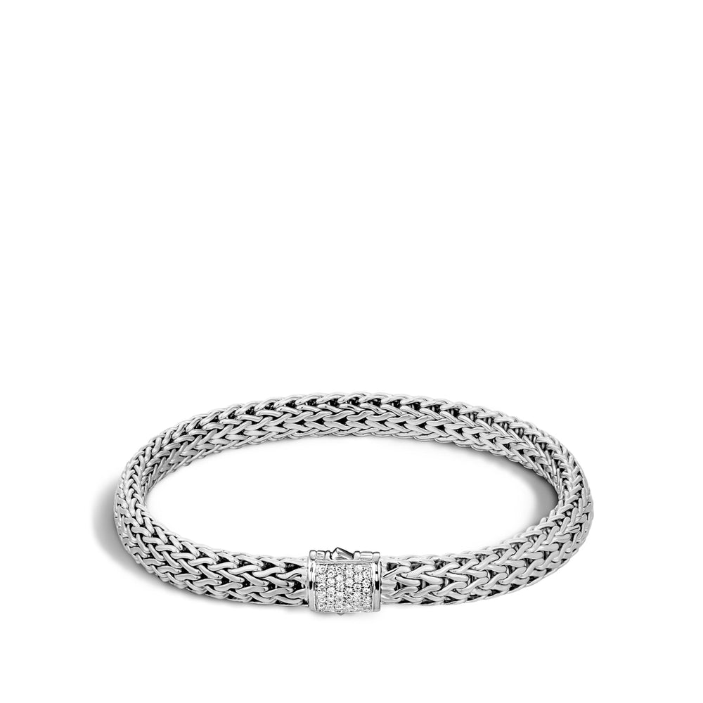 John Hardy Icon Bracelet, Diamonds, 0.16 CTTW - Carter's Collective Fine Jewelry
