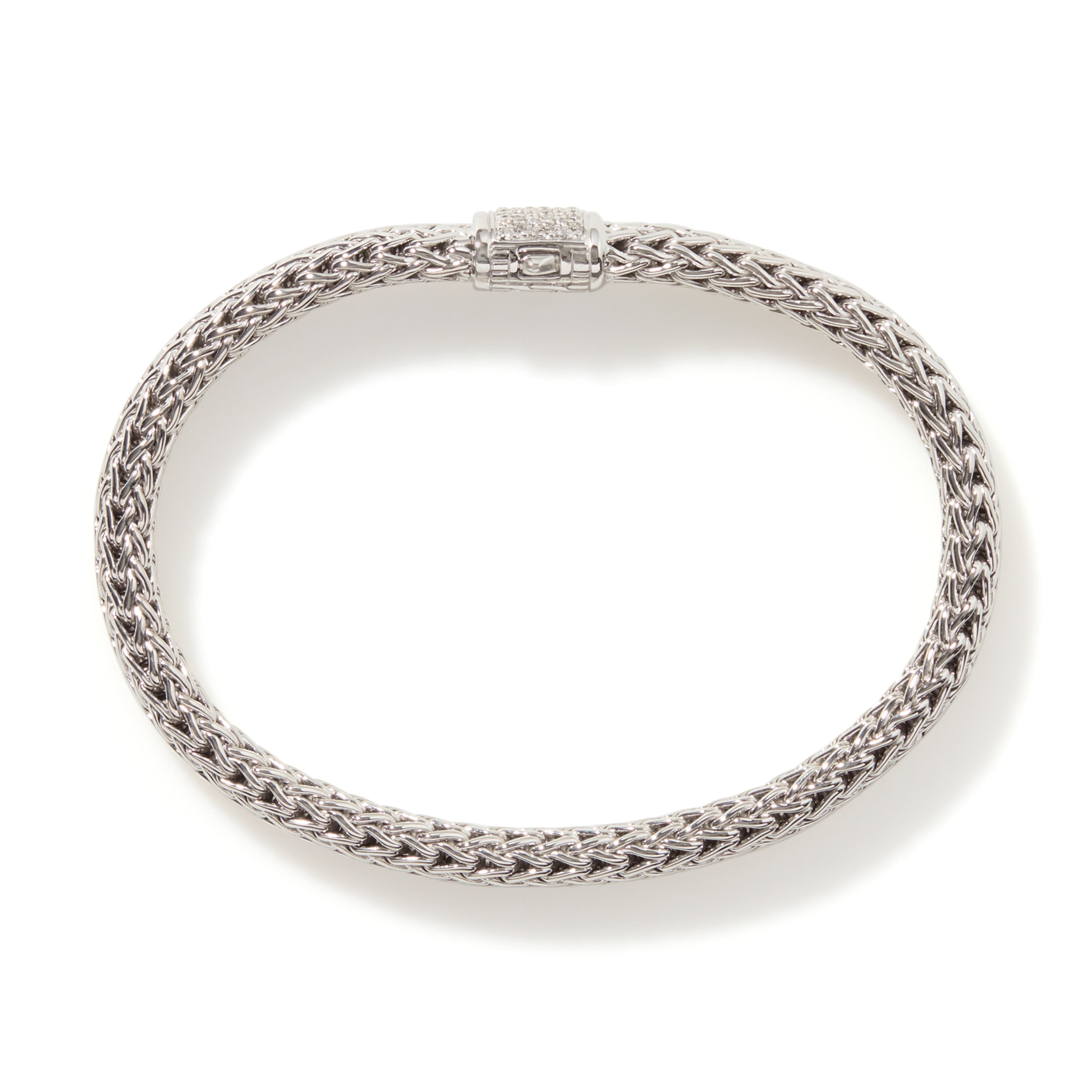 John Hardy Icon Bracelet, Diamonds, 0.16 CTTW - Carter's Collective Fine Jewelry