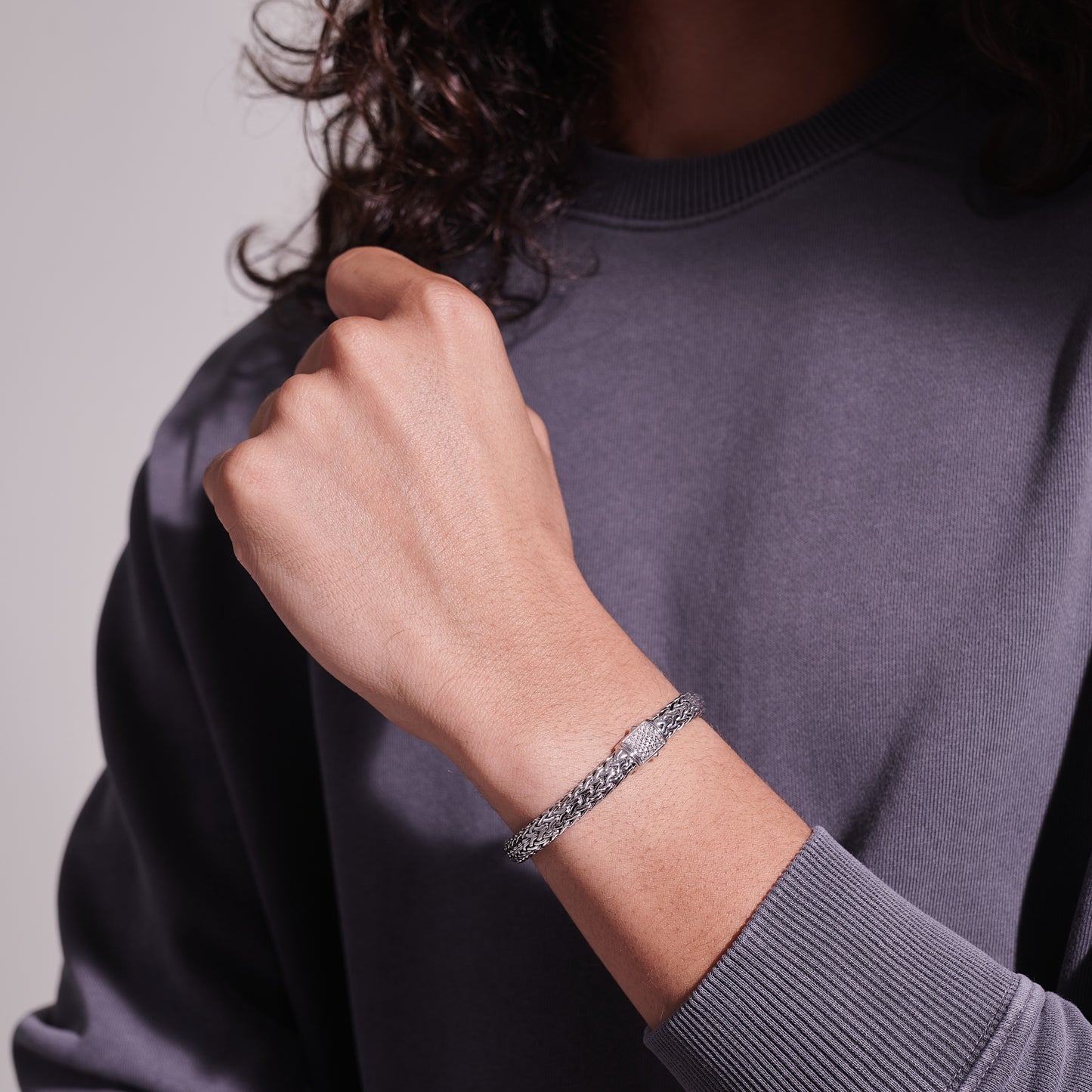 John Hardy Icon Bracelet, Diamonds, 0.18 CTTW - Carter's Collective Fine Jewelry