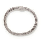 John Hardy Icon Bracelet, Diamonds, 0.18 CTTW - Carter's Collective Fine Jewelry