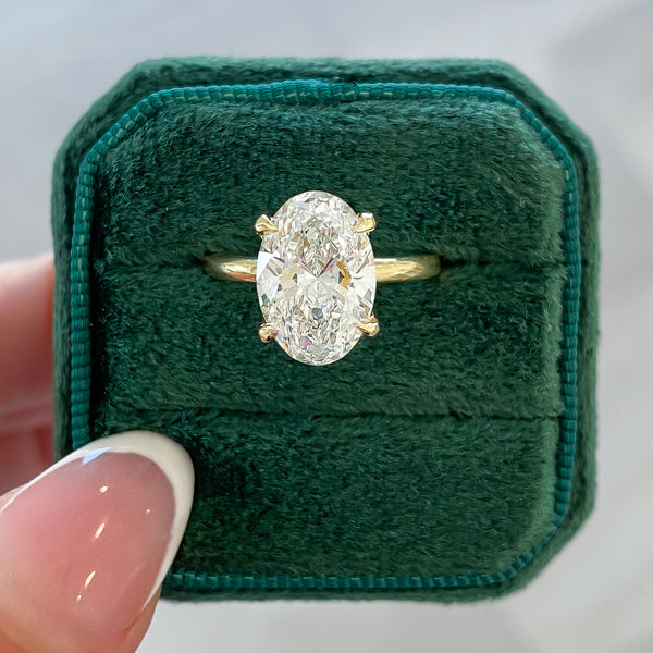 Azalea Lab Grown Oval Diamond Engagement Ring