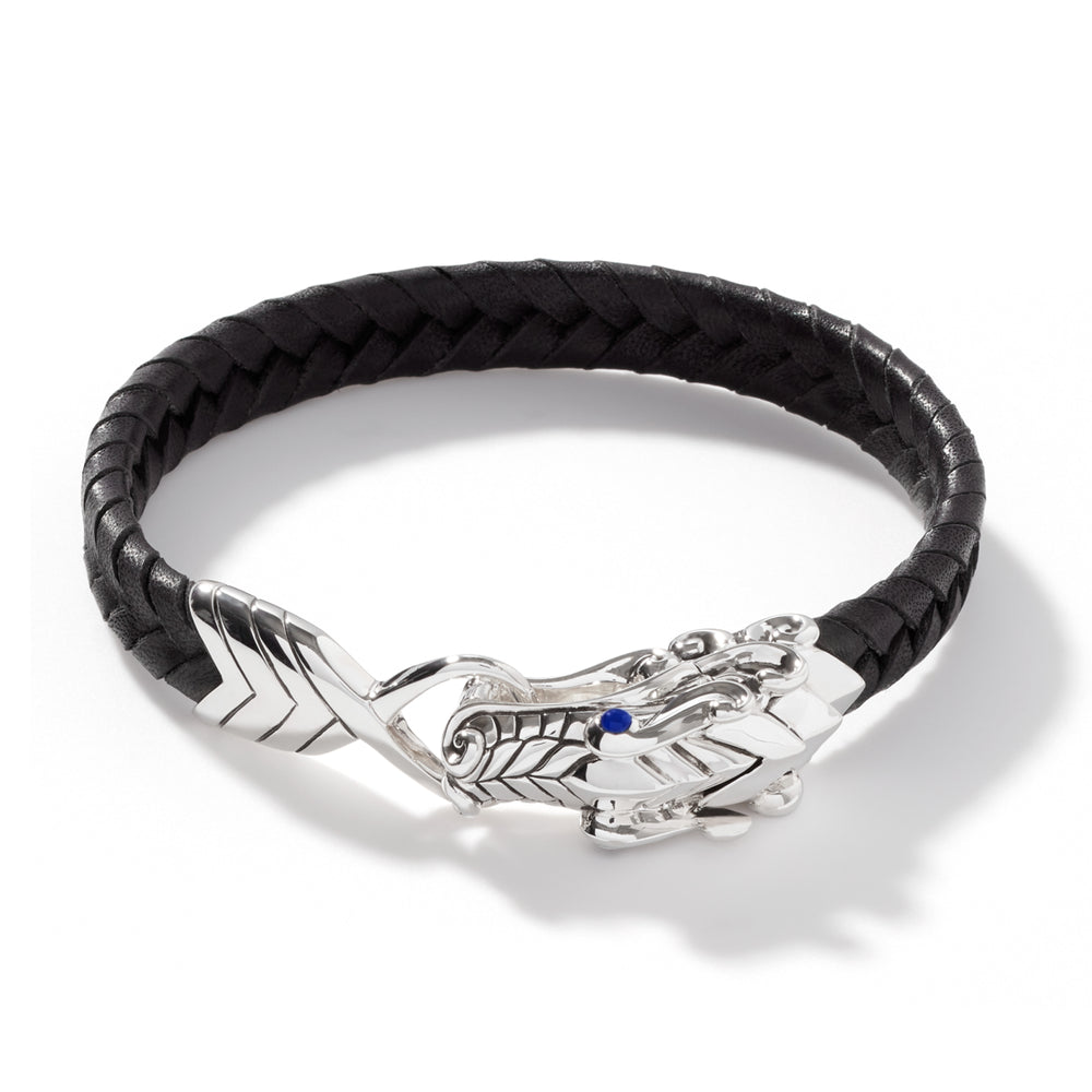 John Hardy Naga Bracelet, Leather - Carter's Collective Fine Jewelry
