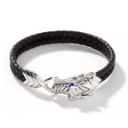 John Hardy Naga Bracelet, Leather - Carter's Collective Fine Jewelry