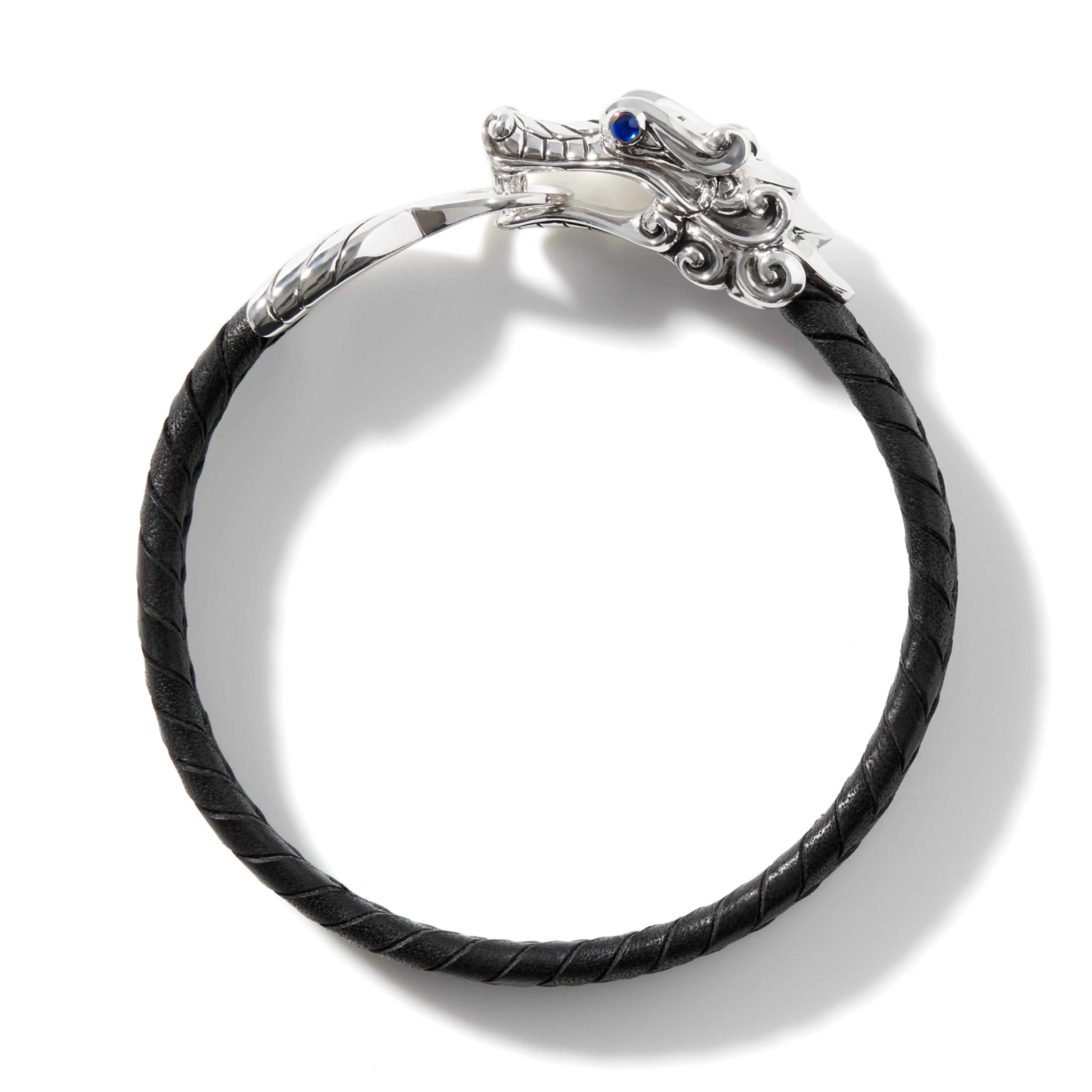 John Hardy Naga Bracelet, Leather - Carter's Collective Fine Jewelry
