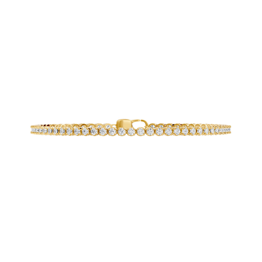 Lab Grown Floating Diamond Tennis Bracelet, 2 CTTW - Carter's Collective Fine Jewelry