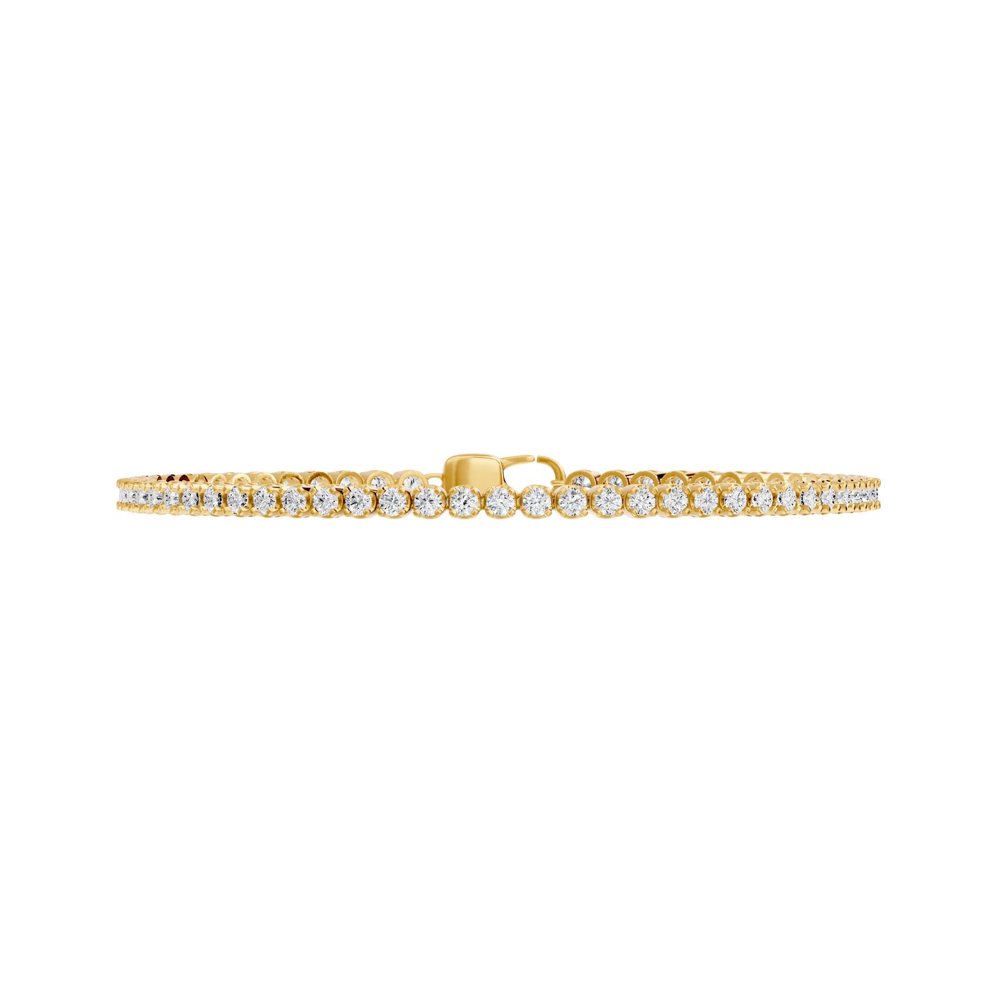 Lab Grown Floating Diamond Tennis Bracelet, 2 CTTW - Carter's Collective Fine Jewelry