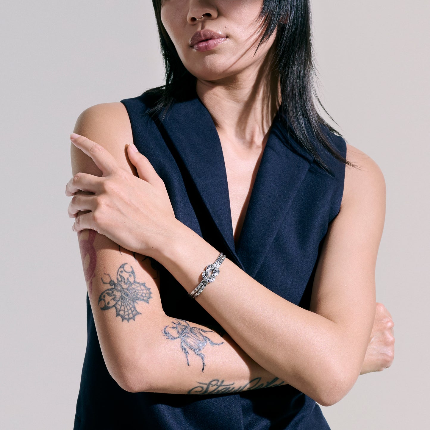 John Hardy Love Knot Bracelet, 7MM - Carter's Collective Fine Jewelry