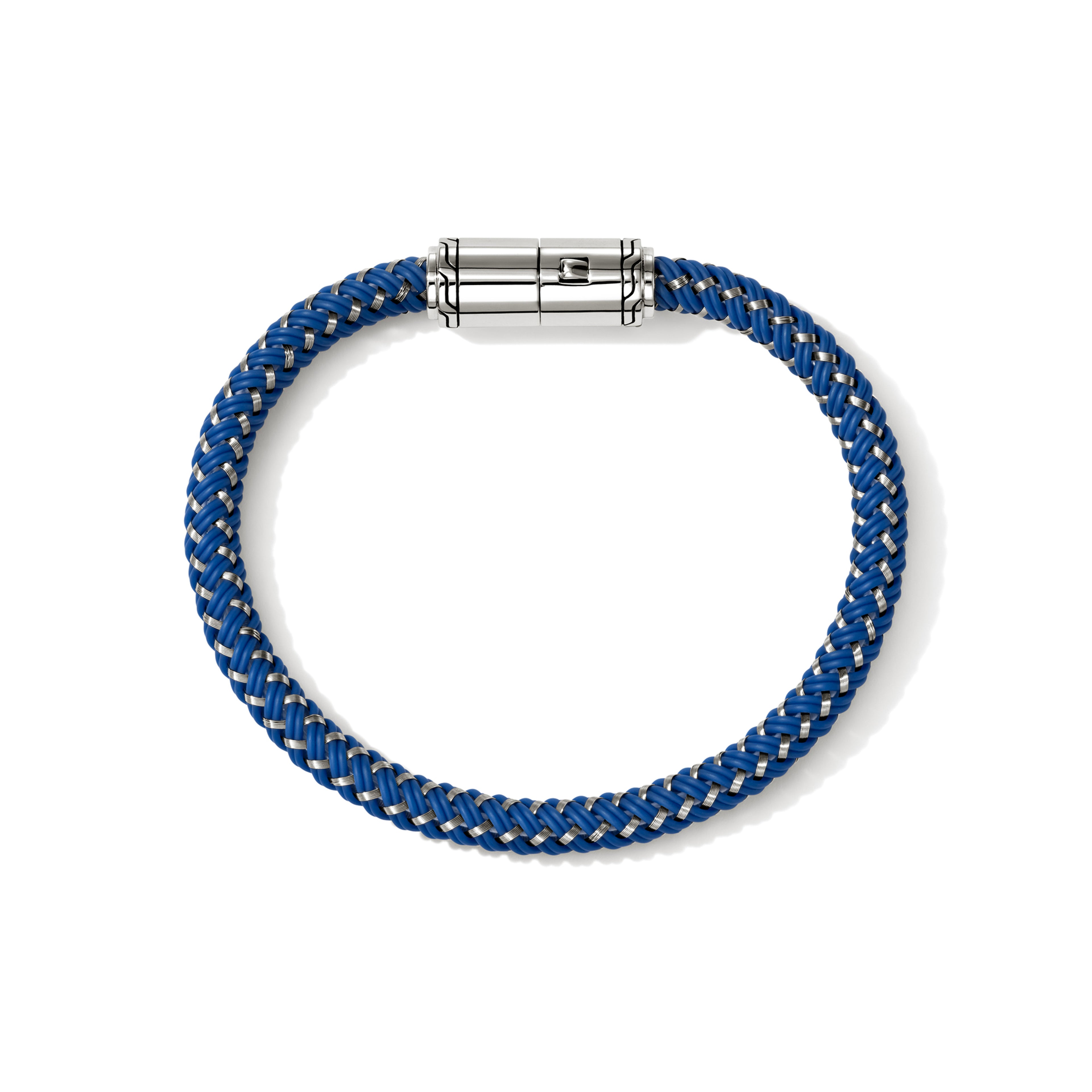 John Hardy Cord Bracelet, Sterling Silver & Rubber - Carter's Collective Fine Jewelry