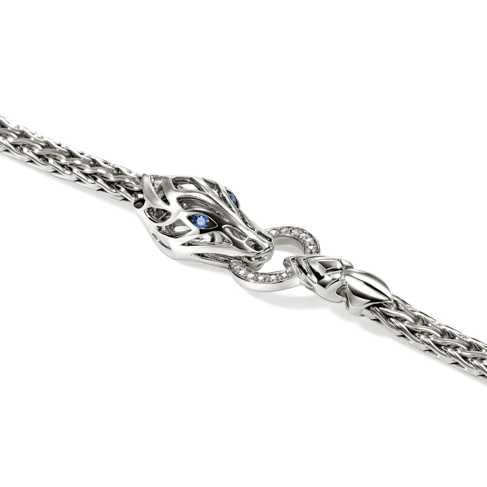 
                  
                    John Hardy Naga Bracelet, Diamonds & Blue Sapphire, 0.04 CTTW - Carter's Collective Fine Jewelry
                  
                