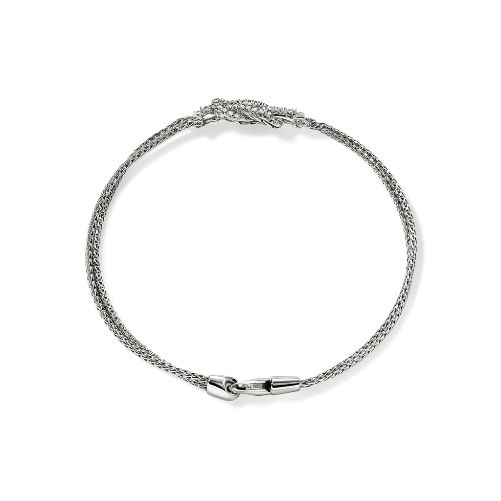 John Hardy Love Knot Bracelet, Diamonds, 0.30 CTTW - Carter's Collective Fine Jewelry