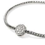 John Hardy JH Essential Pave Bracelet, Diamonds, 0.15 CTTW - Carter's Collective Fine Jewelry
