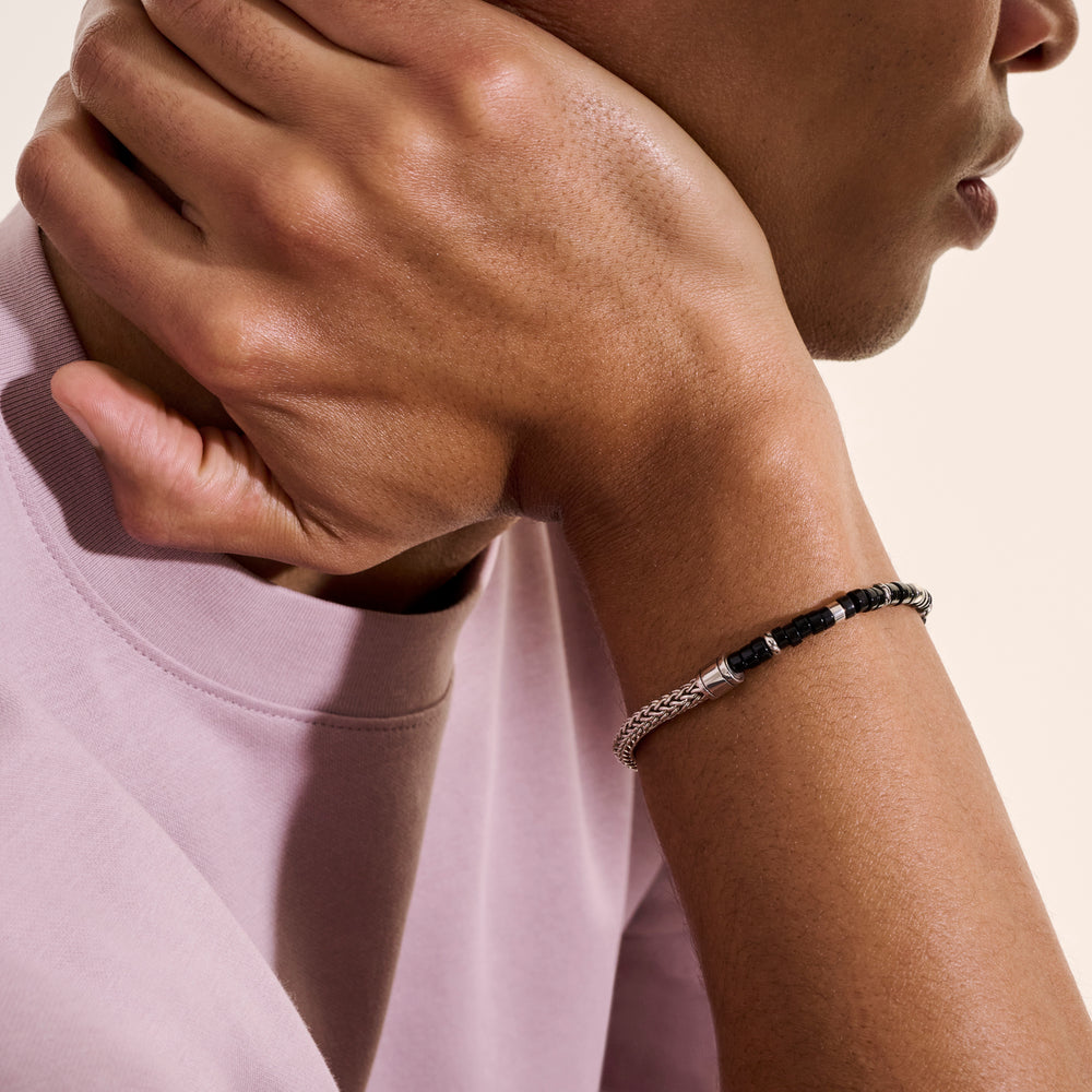 John Hardy Heishi Chain Bracelet, Black Onyx - Carter's Collective Fine Jewelry