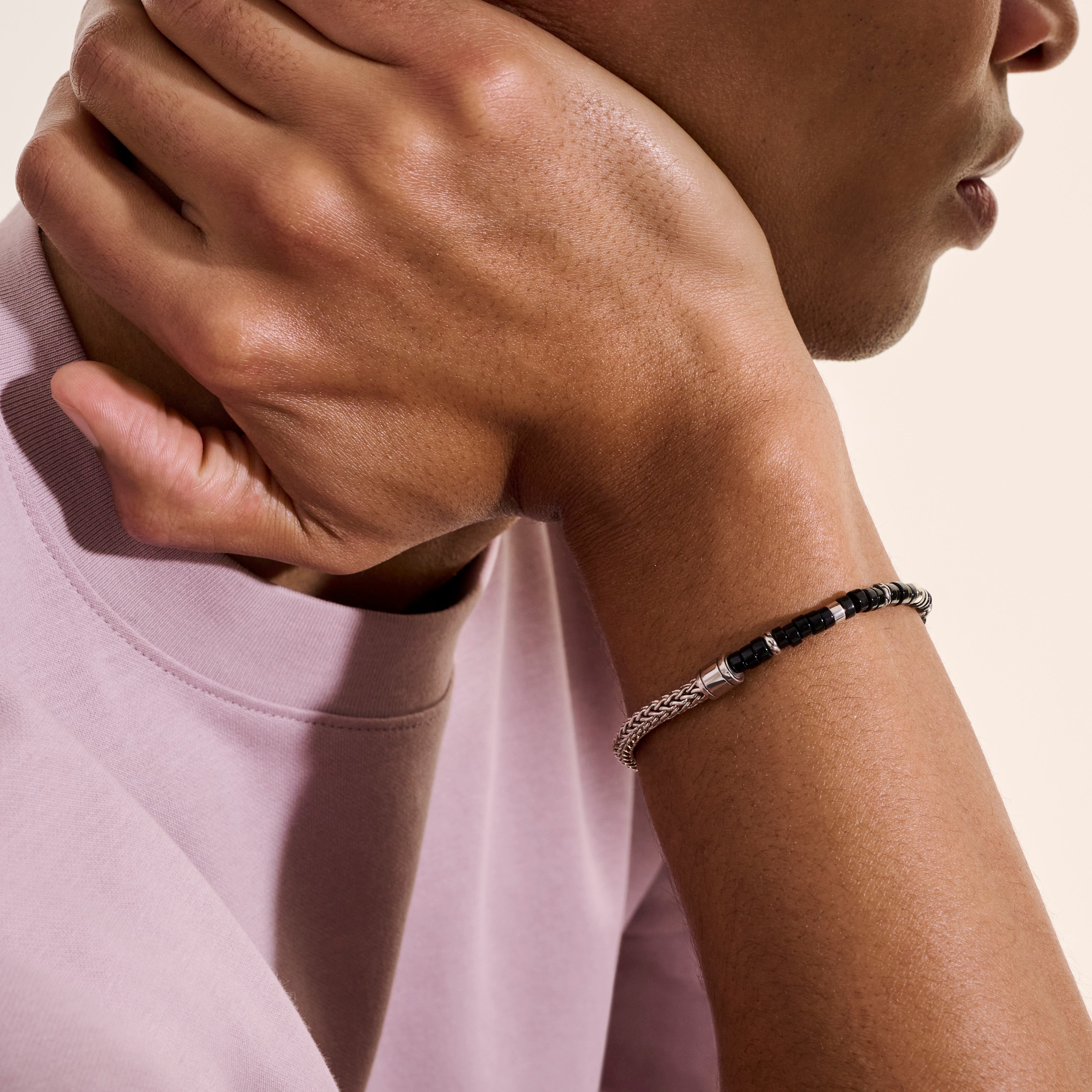 John Hardy Heishi Chain Bracelet, Black Onyx - Carter's Collective Fine Jewelry