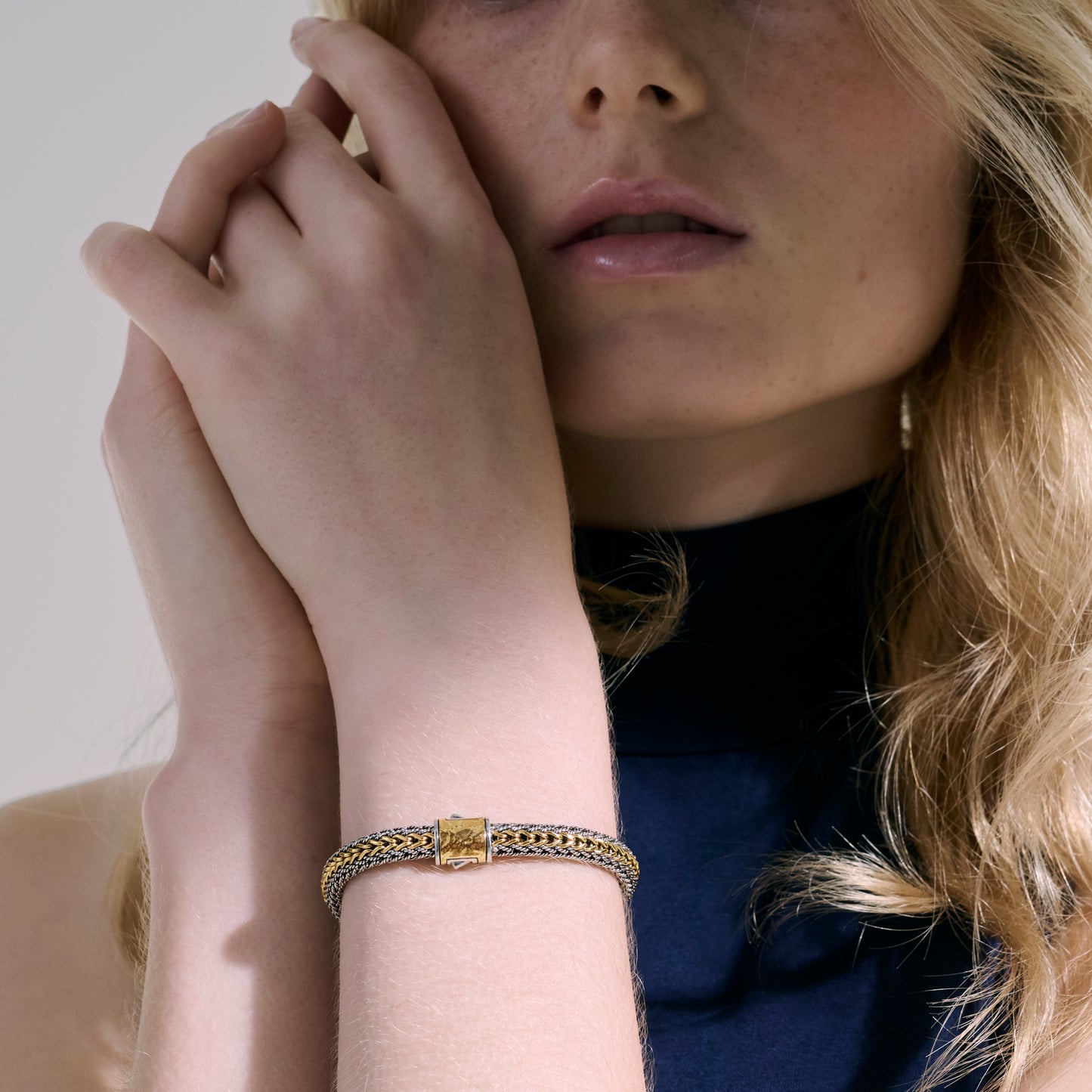 John Hardy Reversible Icon Bracelet, Gold & Sterling Silver - Carter's Collective Fine Jewelry