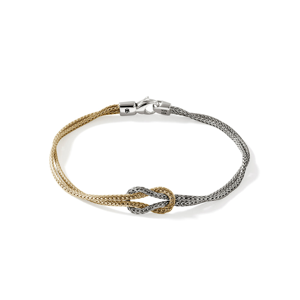 John Hardy Love Knot Bracelet, Gold & Silver - Carter's Collective Fine Jewelry