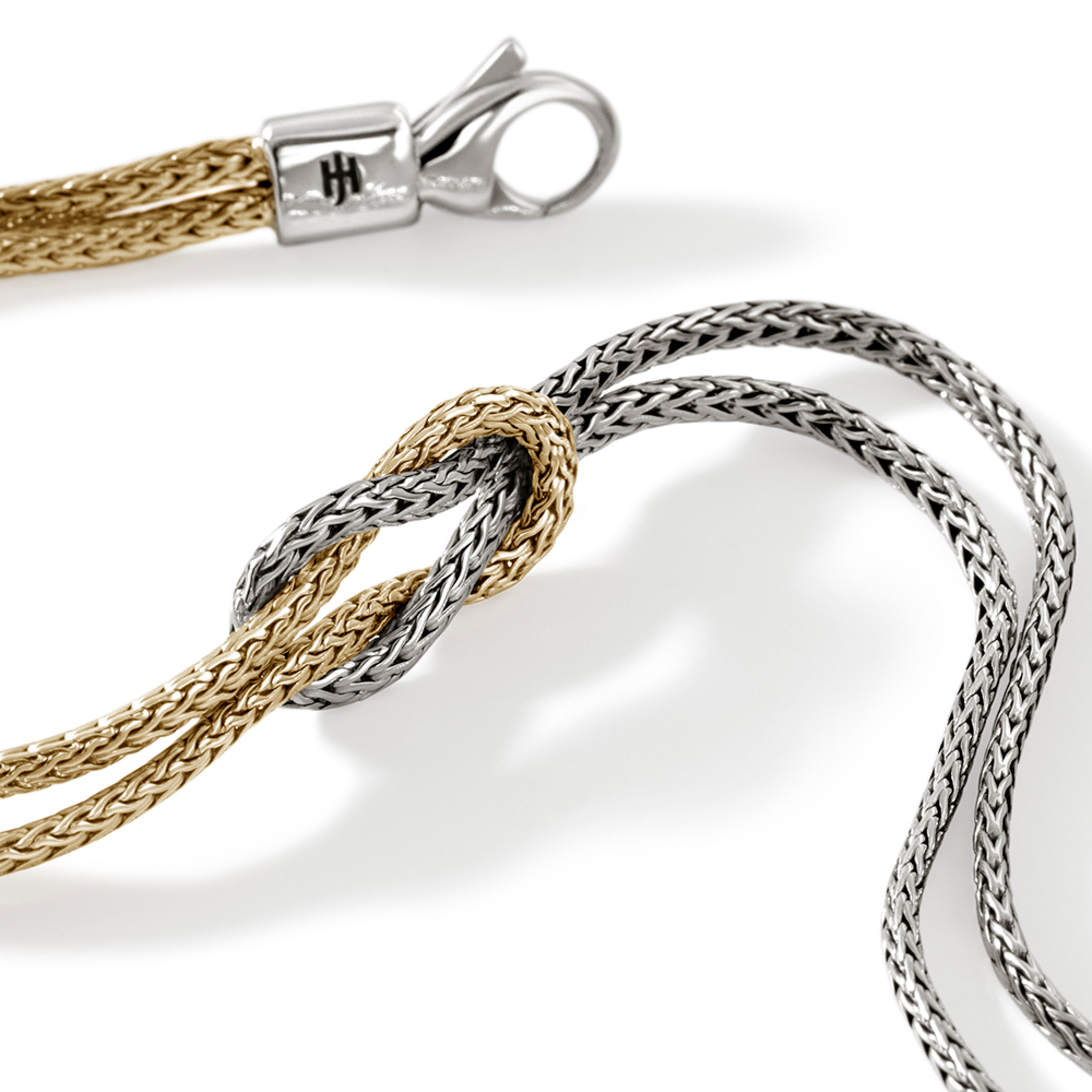 John Hardy Love Knot Bracelet, Gold & Silver - Carter's Collective Fine Jewelry
