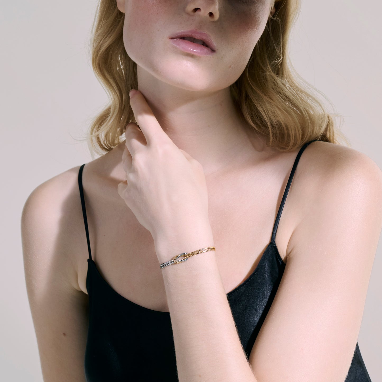 John Hardy Love Knot Bracelet, Gold & Silver - Carter's Collective Fine Jewelry