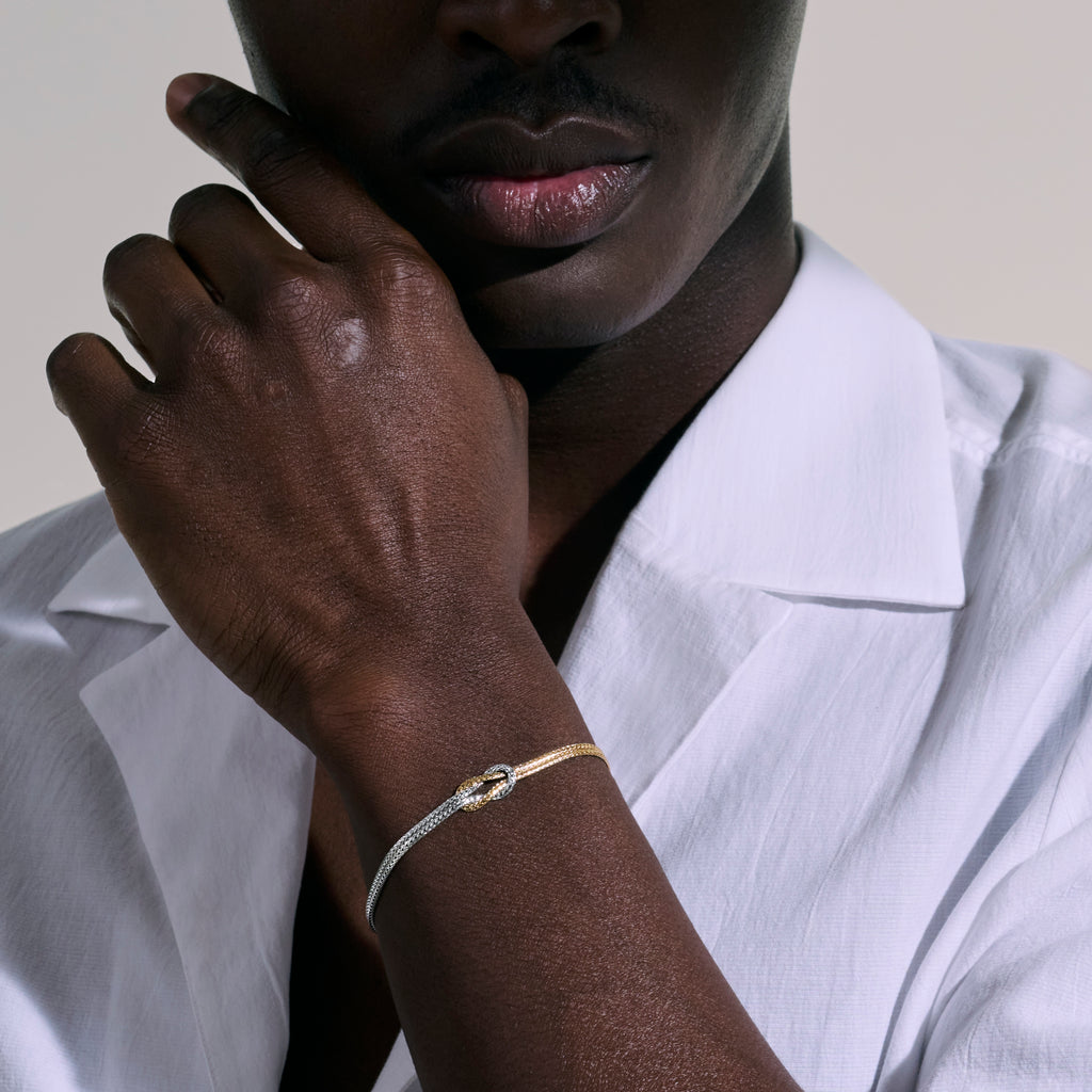 John Hardy Love Knot Bracelet, Gold & Silver - Carter's Collective Fine Jewelry