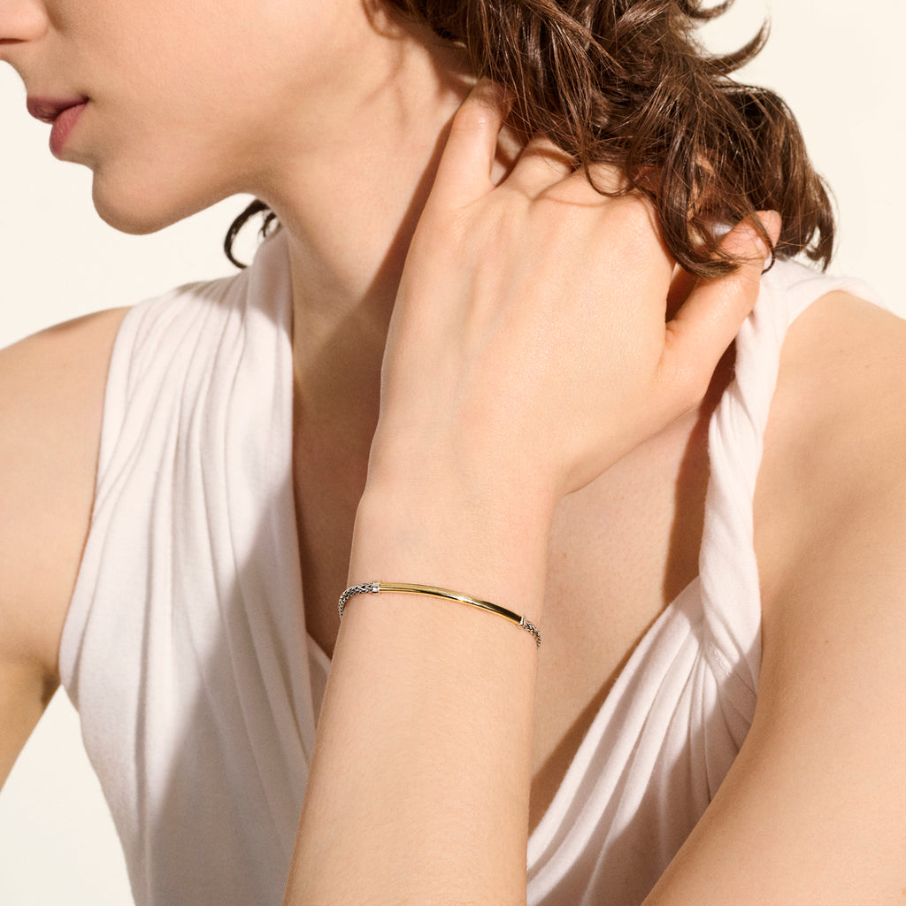 John Hardy JH Essential Bracelet, Gold & Sterling Silver - Carter's Collective Fine Jewelry