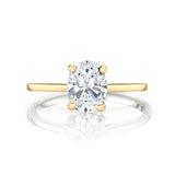 Dahlia Lab Grown Oval Diamond Engagement Ring