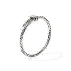 John Hardy Spear Flex Cuff, Diamonds, 0.16 CTTW - Carter's Collective Fine Jewelry