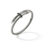 John Hardy Spear Flex Cuff, Black Sapphire - Carter's Collective Fine Jewelry