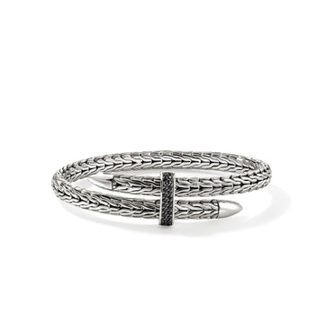 John Hardy Spear Flex Cuff, Black Sapphire - Carter's Collective Fine Jewelry