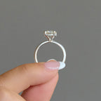 Poppy Old European Cut Natural Diamond Hidden Halo Solitaire Engagement Ring, 1.60 CTTW - Carter's Collective Fine Jewelry