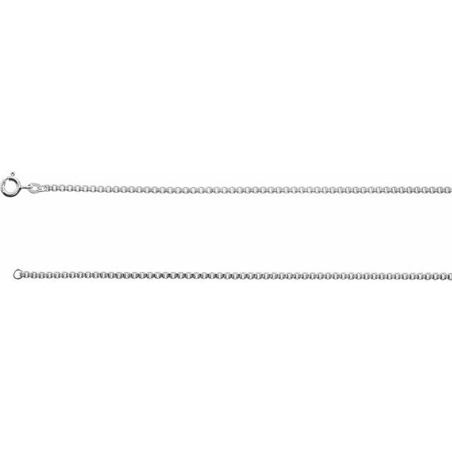 Sterling Silver Box Chain, 18" - Last Chance