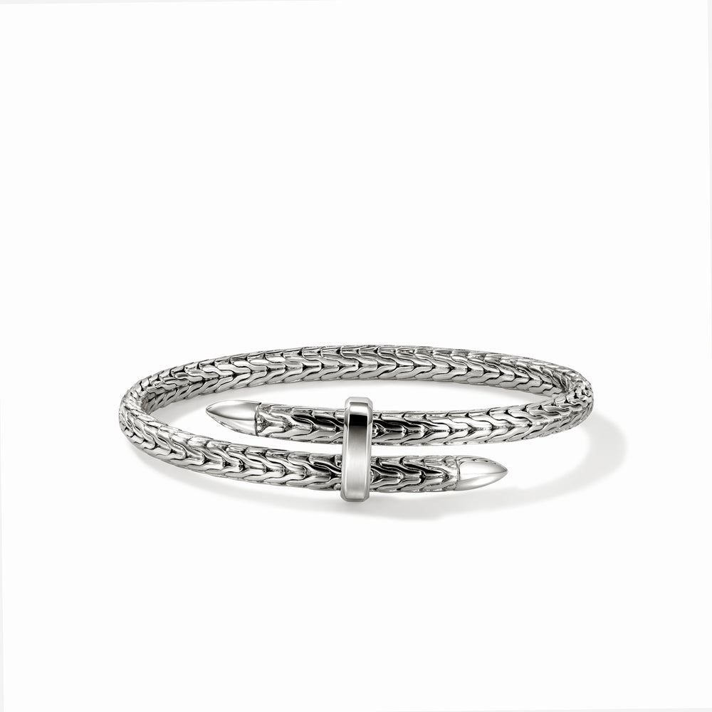 John Hardy Spear Flex Cuff, Sterling Silver - Carter's Collective Fine Jewelry