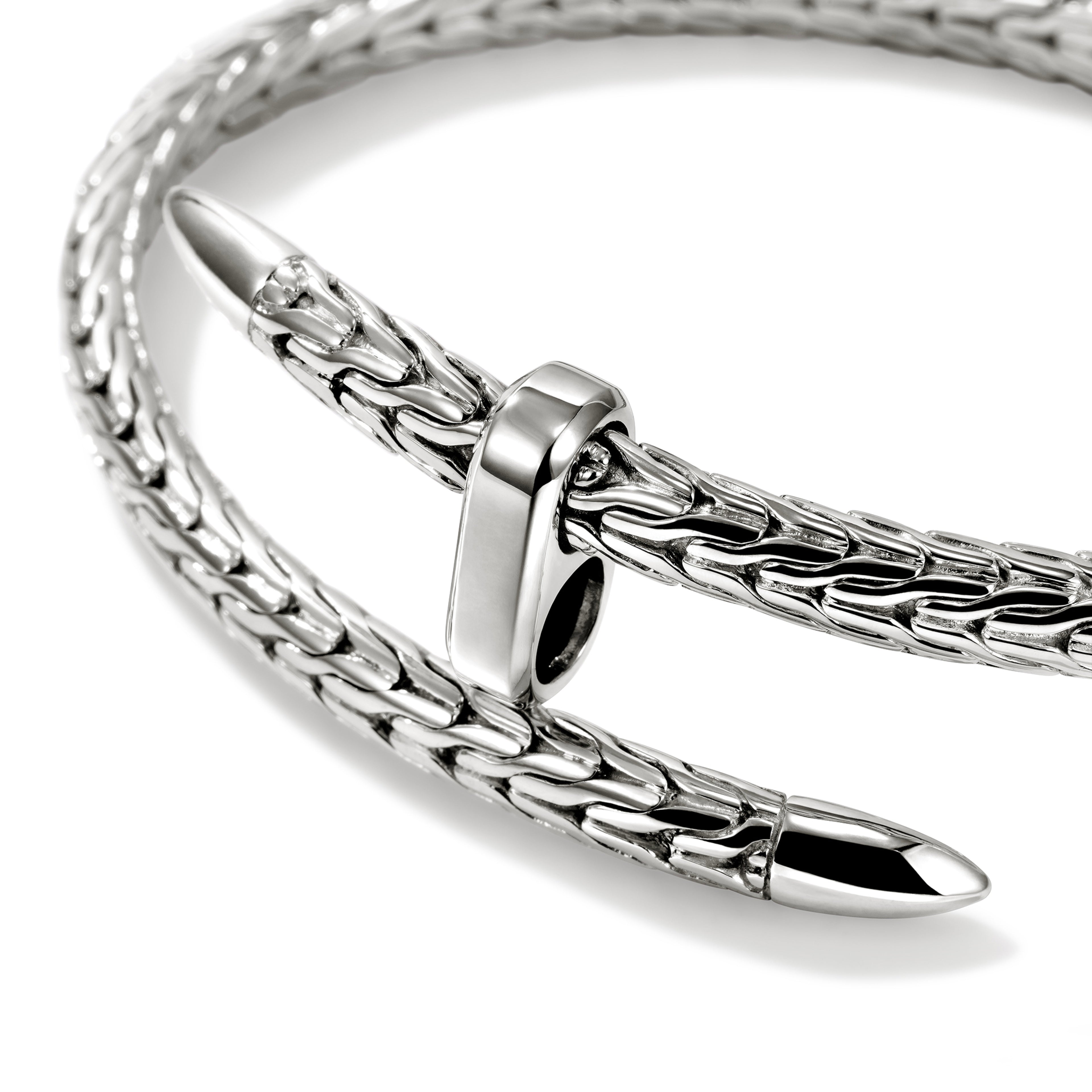 John Hardy Spear Flex Cuff, Sterling Silver - Carter's Collective Fine Jewelry
