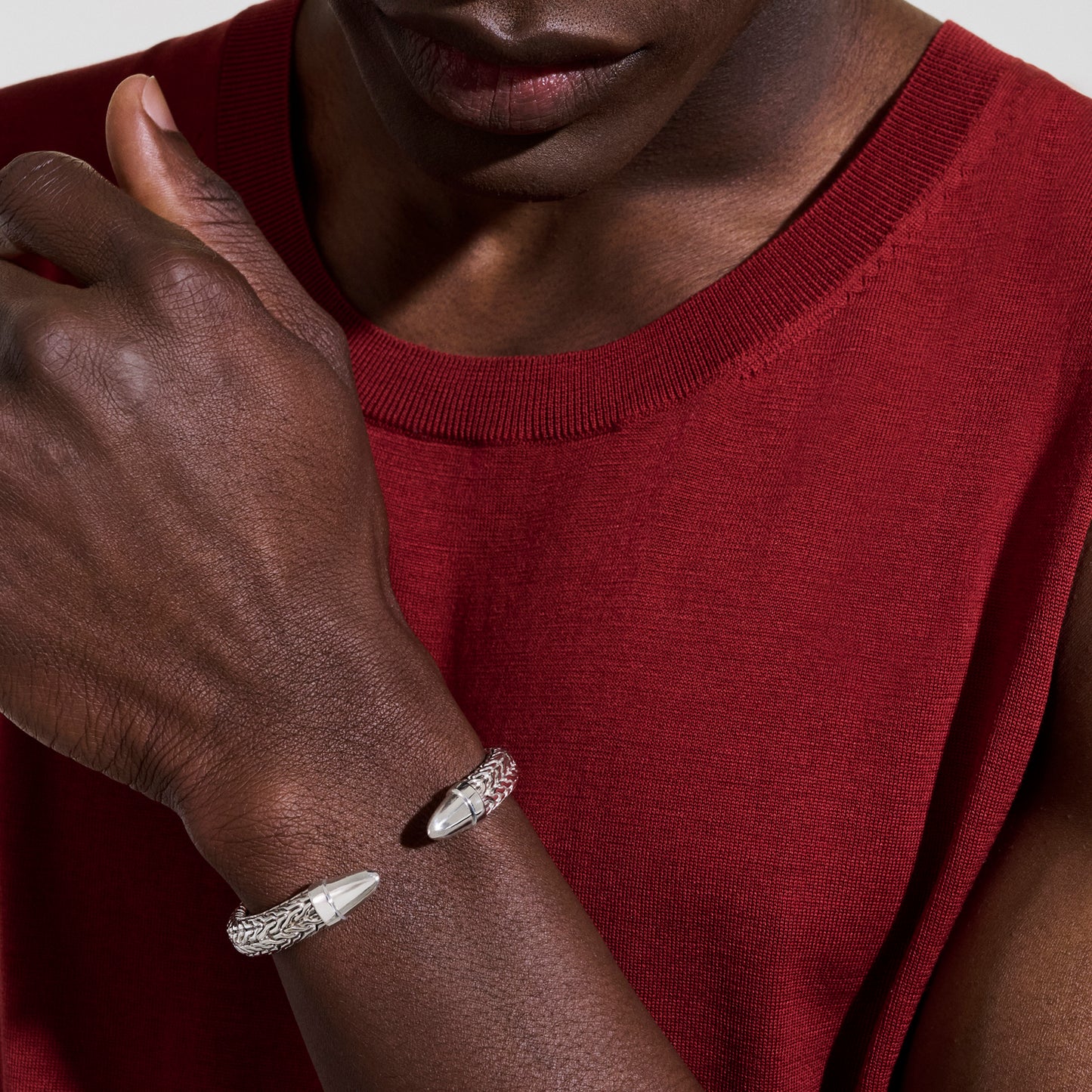 John Hardy Spear 50 Flex Cuff - Carter's Collective Fine Jewelry