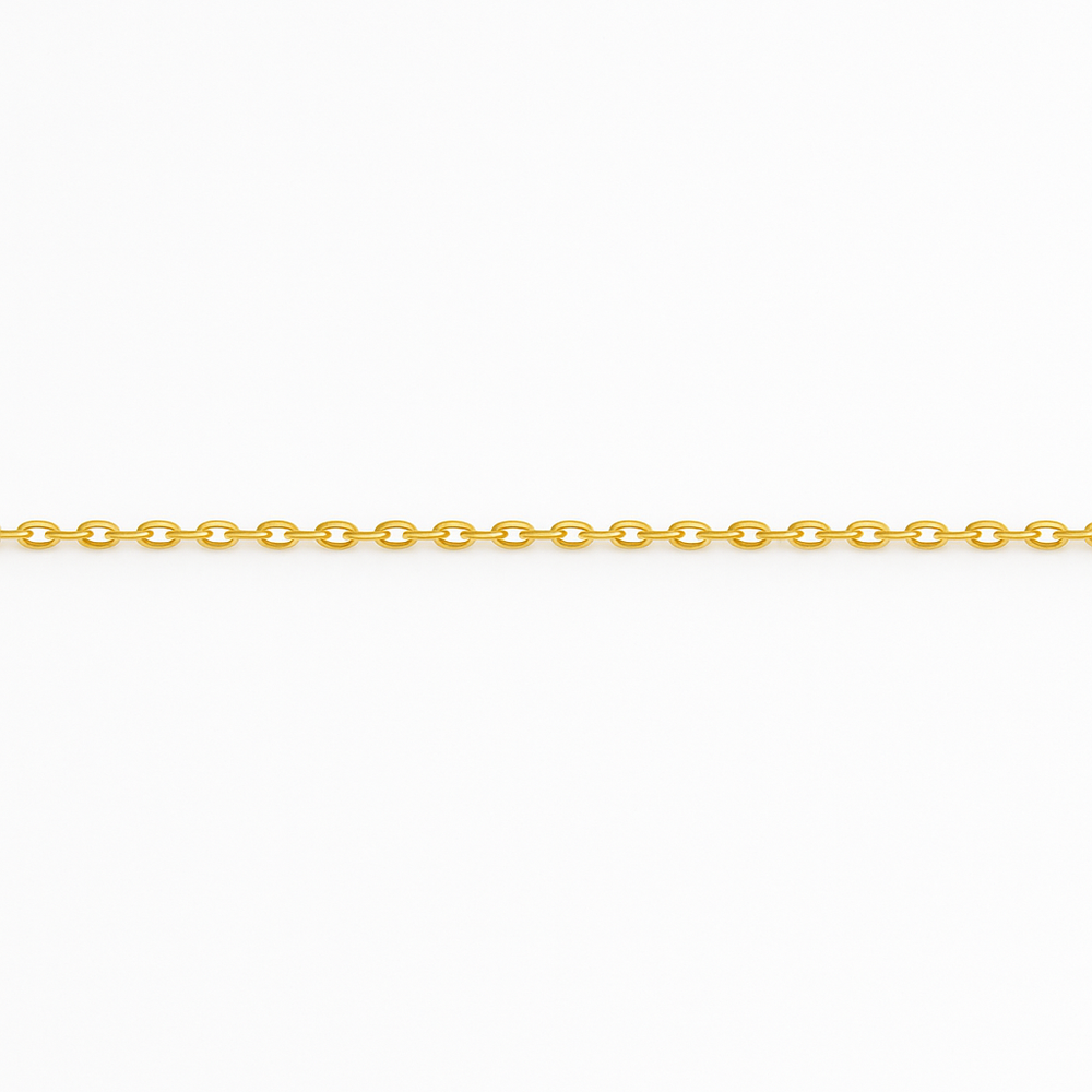 Yellow Gold Cable Chain Customizable Necklace - Carter's Collective Fine Jewelry